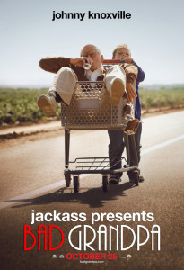 Filmed partly in North Carolina, 'Jackass Presents: Bad Grandpa' is nominated for the Best Makeup and Hairstyling Oscar at the 2014 Academy Awards.