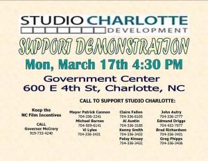 Studio Charlotte Support Rally - March 17