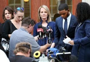 Helen Hunt on the set of Shots Fired in Gastonia, North Carolina. Photo by John Clark/Gaston Gazette